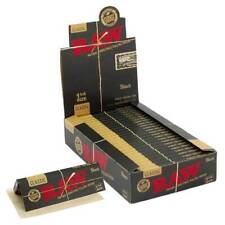 RAW Classic Black 1 ¼ Rolling Paper | Full Box |  USA picture