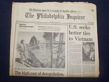 1991 OCTOBER 24 PHILADELPHIA INQUIRER-U.S. SEEKS BETTER TIES TO VIETNAM- NP 7143 picture