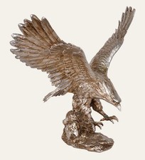 Majestic Eagle Sculpture | Soaring Bird Figurine | Wildlife Statue | Regal Table picture