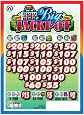 NEW pull tickets BIG JACKPOT - Instant Tabs picture