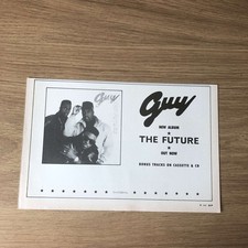 MUSIC62 MAGAZINE ADVERT 5X8 GUY THE NEW ALBUM THE FUTURE picture