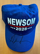 Gavin Newsom Signed Autographed Hat PSA/DNA Authenticated One Size Fits All picture