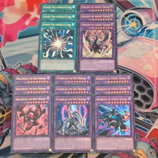 3 x Super Polymerization CH01-EN033 & 12cd CH01 Ultra Fusion Dragon bundle Mint  picture