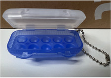 ONE Vintage Tupperware Germany Egg Carton Keychain. MINIATURE.   NEW FREE S/H picture