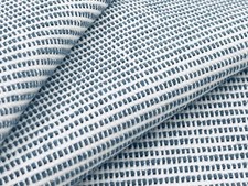 Thibaut Woven Crypton Rippled Ottoman Uphol Fabric- Dune / Lake 3.30 yds W75223 picture