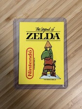 1989 Topps Nintendo #32 The Legend of Zelda Link Triforce Yellow Sticker Card picture