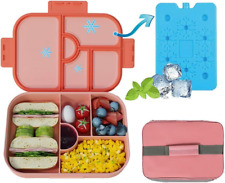 Ponydash Lunch Box Kids with Ice Pack - Keeping Cool for 4-5 Hours, Pink 21  picture