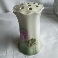Vintage RS Germany Roses Hatpin Holder 5x2.5” picture