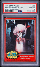 1977 Topps Star Wars Artoo-Detoo on the Rebel Starship #76 PSA 8 (New Cert) picture