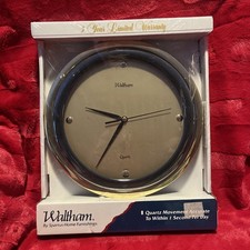 Waltham By Spartus Quartz Movement Accurate Wall Clock 444021 Adagio 90s picture