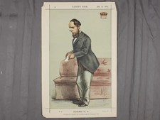 1870 Vanity Fair Caricature Hugh Grosvenor Marquis Westminster Spy picture