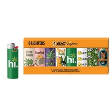 BIC Maxi Pocket Lighters, Safe and Reliable, Best Buds Series, 8-Count picture