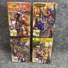 Crayola 100th Anniversary Collection...Set of 4 Tin Boxes...NEW & SEALED picture