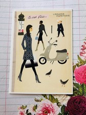 Jason Brooks From Paris Postcards Fashion Girls Vespa Oversized Postcard picture