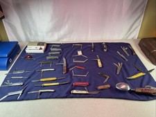 VINTAGE POCKET KNIFE LOT OF 34 ~ KAMP KING BOKER IMPERIAL FISH KNIFE COLONIAL+++ picture