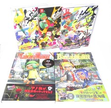 Splatoon 5 Art Books: 1/2/3 Ikasu Art Book + 2 Haikara + 3 Bancara picture