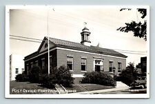 RPPC Postcard Fort Payne AL Alabama Post Office B&W Old Car picture