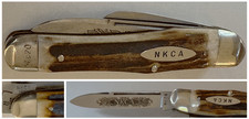 1980 NKCA Stag Stockman Folding Knife 02496 of 12k; Klass KC Germany; Near Mint picture