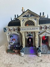 Lemax Spooky Town Rest In Pieces Mausoleum Retired picture