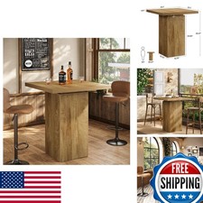 Tribesigns Square Bar Table 39.4