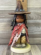 Goebel Navajo Boy Figurine 1988 (HAS A CHIP ON THE FRONT OF THE HAT ) picture