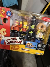 IRONIC PUNISHMENT Playset WOS Simpsons TREEHOUSE OF HORROR Donuthead Homer HUGO picture