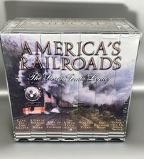America's Railroads: The Steam Train Legacy 7 VHS Tape Box Set picture