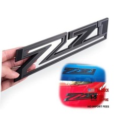 2019-2023 NEW Z71 Emblem Badges for Silverado 2PCS () Matte Black picture