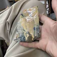Blue Mountain Jasper Slab – 6.4 oz Raw Old Stock Oregon Picture Jasper Rough picture