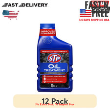 [HOT SALE] (12 pack) STP High Viscosity Oil Treatment (15 fluid ounces), NEW US picture