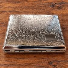 Vintage Morton Clarke Cigarette Case  - Pre 2000s - 85mm King  - Holds 20 Pieces picture