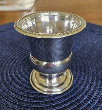 National Sterling Silver Toothpick Holder Urn Dish NON Weighted 30g picture