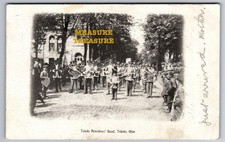 C.1907 TOLEDO, OH TOLEDO NEWSBOYS' BAND BRASS TOLEDO BLADE SOUVENIR Postcard Q18 picture