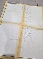 5 1962 NASA Saturn Rocket & Launch Structure Preliminary Blueprints 22x24 JRR4 picture