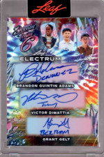 GUIRY LEOPARDI YORK + 2025 Leaf Electrum Dream Team 6 Sandlot Autograph Auto #/8 picture