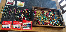 MEGA Vintage Mercury Glass Christmas Lot. New & Used Vintage  picture