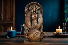 Eris Statue Greek Mythology Eris Statue Wooden Statue Goddess Altar Eris Greek picture