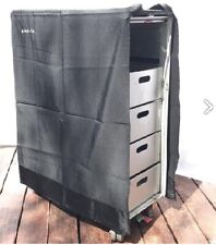Delta Airlines Galley Beverage Cart Trolley Cloth Cover Grey - NEW picture