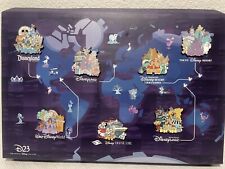 D23 Gold Member Exclusive - Around the World of Disney Parks Pin Set Only picture