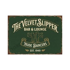 Vintage Advertising Sign Print Bar & Lounge Retro 1940s, 5