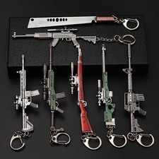 Mini Alloy Toy Gun Keychain Metal Key Ring Pendant Gift for Men Boys picture