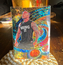 Topps 2018 WWE Universe Hit My Music The Rock Electrifying HMM-22 Insert picture