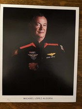 8x10 Original Autographed Photo of NASA Astronaut Michael López-Alegría picture