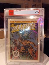 Marvel Comic 335 1st Solo Wolverine 1979 UK Mighty World Of Marvel PSA 7.5 picture
