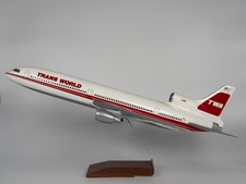 1/100 Scale Wesco TWA Lockheed L-1011 Tristar Twin Stripe Vintage Model Aircraft picture