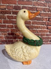 For Rosenthal Netter Vintage  White Goose  Duck  Candle Figurine Italy Large picture