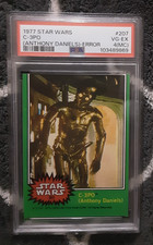 1977 Topps Star Wars, C-3PO Anthony Daniels, PSA 4, Card #207 Goldenrod picture