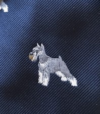 Schnauzer BLUE NECK TIE Dog Akc Canine picture