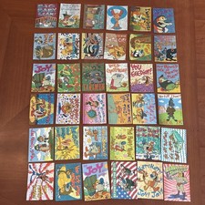 Ren & Stimpy 1993 Topps Prismatic Trading Cards - 47/50 Complete - Missing 3 picture