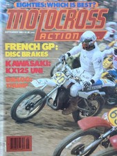 Motocross Action September 1980 Suzuki DR400 Kawasaki KX125 YZ80 RM80 CR80 KX80 picture